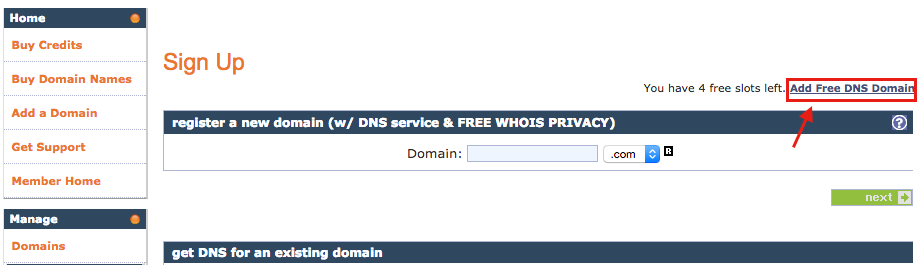 Zoneeditで自宅サーバー